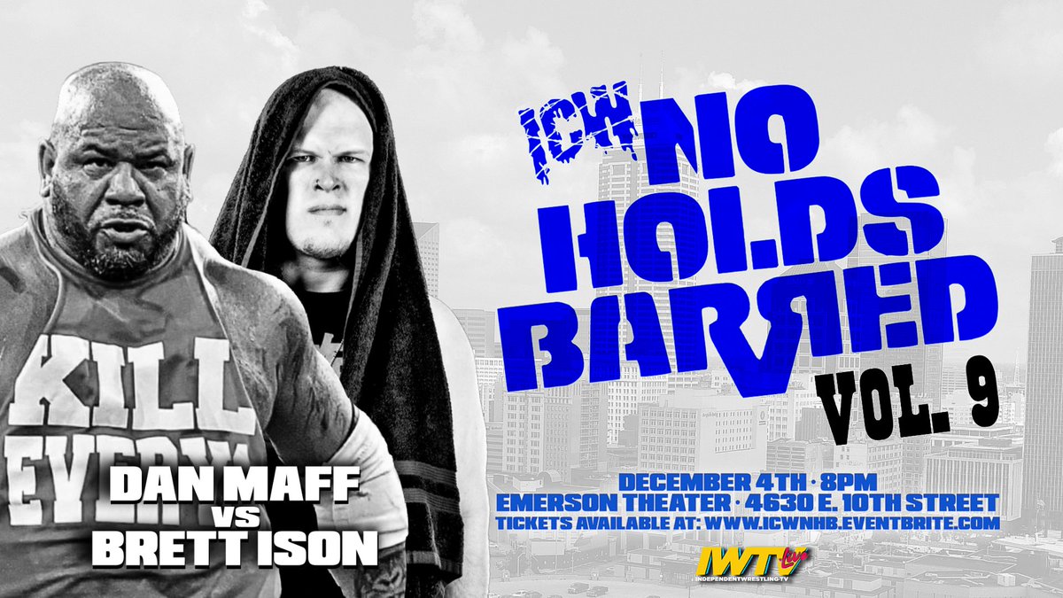 NHBTheChains's tweet photo. FIGHT ANNOUNCEMENT 🚨 

DAN MAFF vs BRETT ISON ☠️ #NHB9 

Fri-Sat December 4th &amp; 5th - INDIANAPOLIS, IN #NHB9 #NHB10 

TICKETS ON SALE NOW - https://t.co/e2un0ZRKR2 🔥 https://t.co/ZQyFlEUFwk
