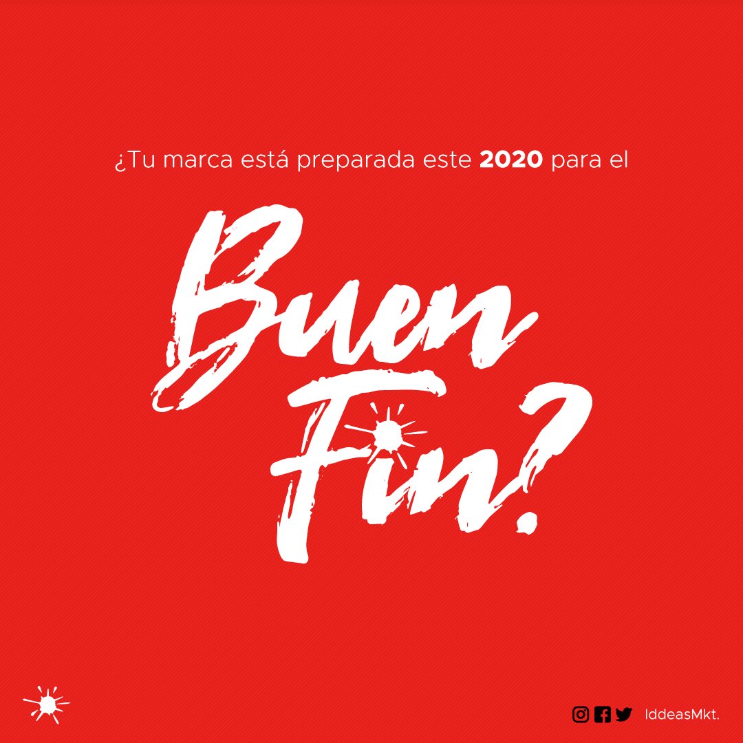 IddeasMkt's tweet photo. Te compartimos estos tips para que tu marca esté preparada para este #BuenFin del 9 al 20 de Noviembre. #BeCrative (1/2) https://t.co/uXKUqLMSrw