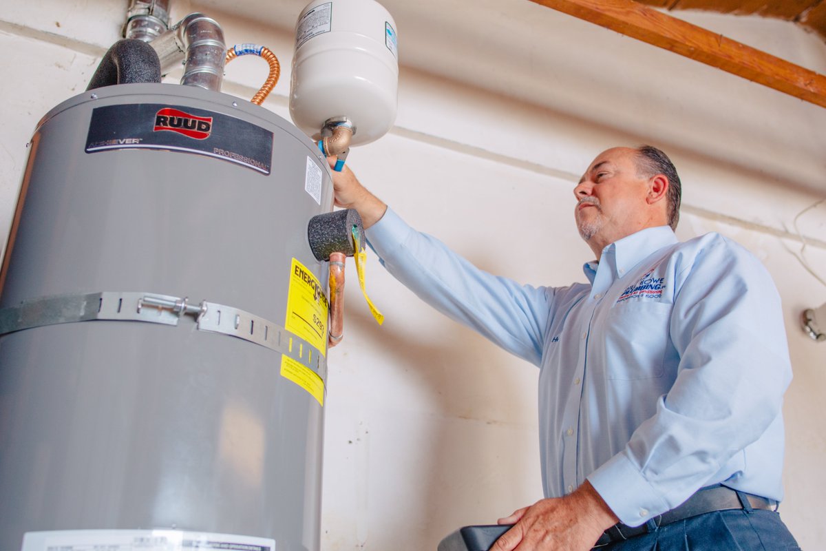 BHowePlumbing's tweet photo. Is your water heater loud or heating unevenly? Protect your system with some much needed maintenance.

Call Bill Howe for all your water heater needs! #WeKnowHowe

We also do tankless! https://t.co/qa5d182lfO