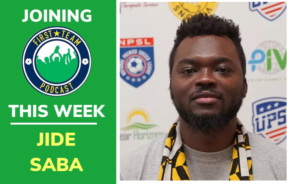 FirstTeamPod's tweet photo. .@MDBobcatsFC President Jide Saba will join FTP tomorrow. 

Stay tuned! 

#NISA #USSoccer https://t.co/Df4EVCzLFU