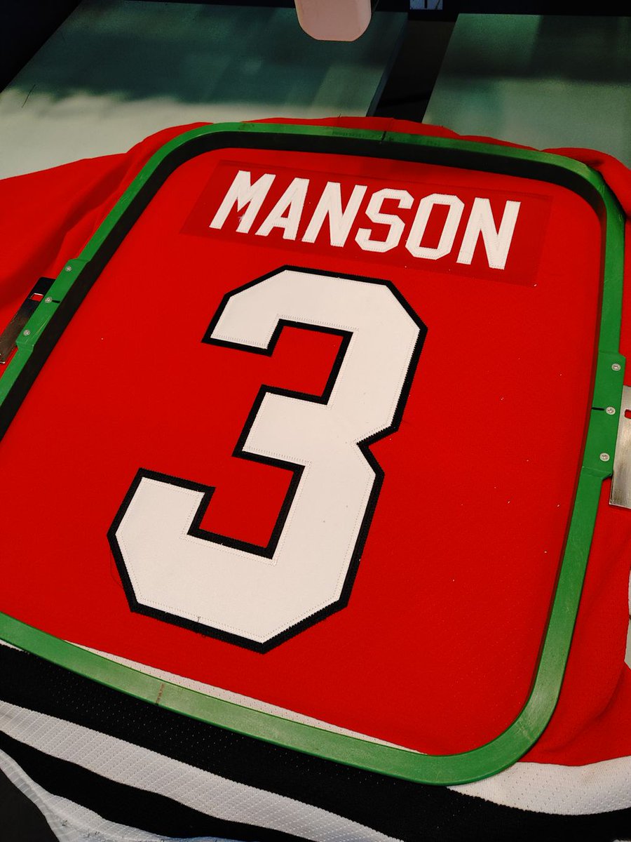 LevysSports's tweet photo. Just bodied Monday like this guy, don't even try it Tuesday! #embroidery #hockeyjerseys #playerjerseys #nhljerseys https://t.co/WZAkWVJvoI