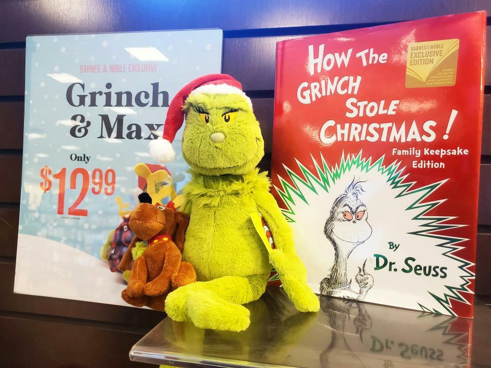 barnes and noble grinch plush