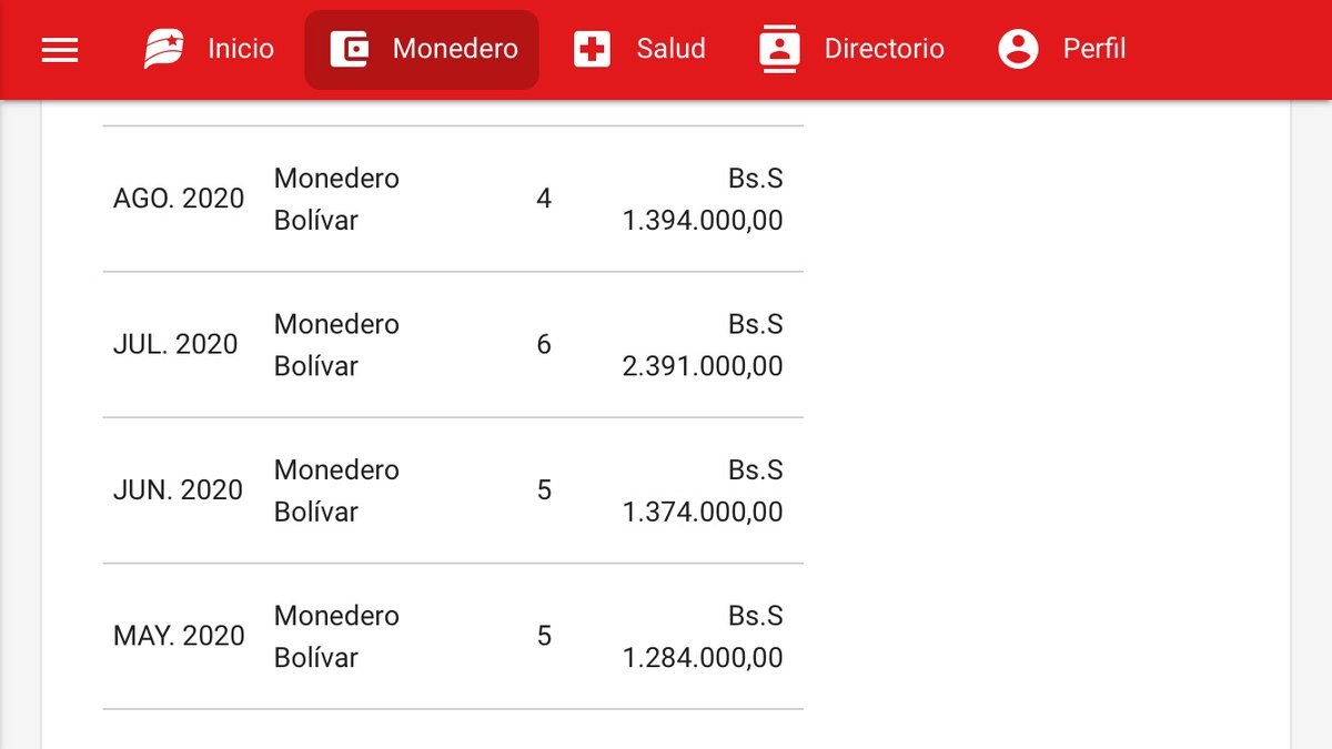 jhewinnson's tweet photo. @gomez_nayarit @CarnetDLaPatria @NicolasMaduro Deberia chequear en la Pagina de Patria, menu, estadisticas, Beneficios Recibidos SI en realidad No les llega, muchos chequeamos ahi y si los envian pero no llegan a la pagina, igual q los cupos de la gasolina, NO llegan completos, como lo descuentan de tu cuenta y con tu huella? https://t.co/L788DS5zuX