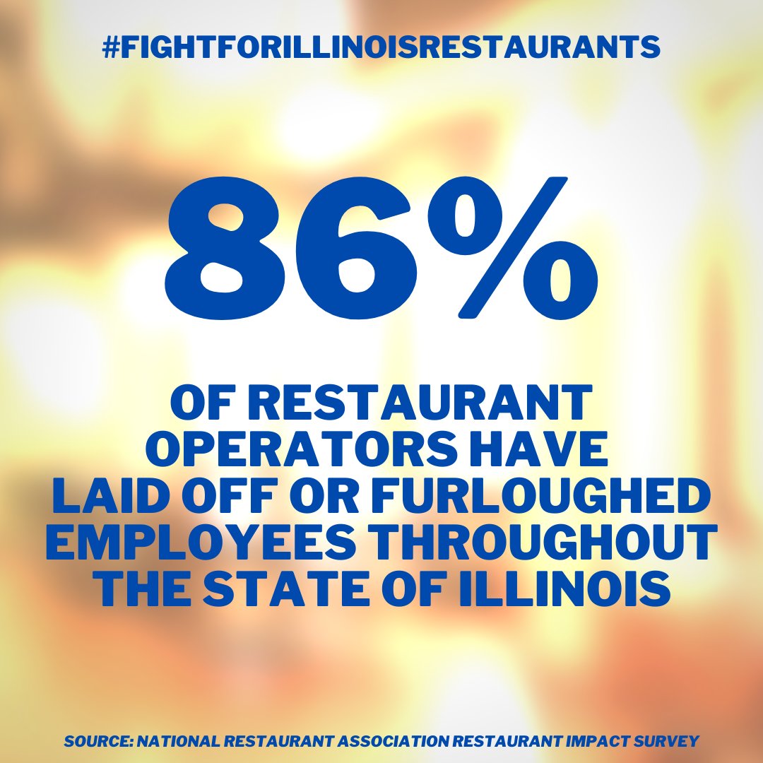 IlliniRestAssoc's tweet photo. 86%. And the longer our dining rooms remain closed 
(despite our industry's rigorous health and safety measures) the higher this staggering number will climb. Restaurants are closing every day. Join more than 10K asking @GovPritzker for help now. https://t.co/o9rKqdbmqj https://t.co/WKbEaZpmrF