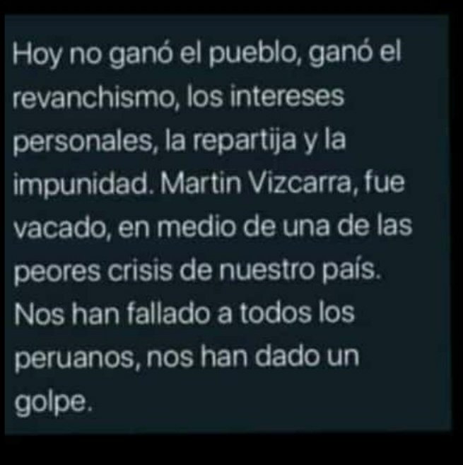 charly_gamarra's tweet photo. #VizcarraHoraCero  #vizcarra #Peru https://t.co/OqebpjycA0