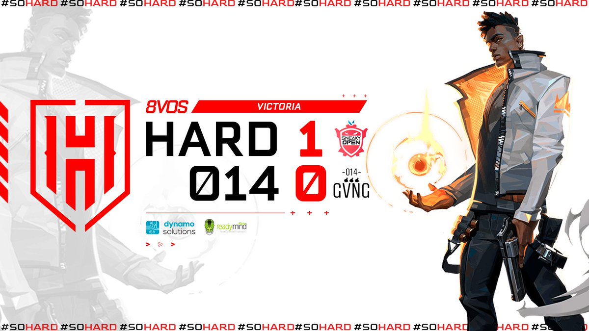 HardEsports's tweet photo. #VALORANT
¡Conseguimos un 13x7 en los octavos de final de 🏆 @SneakyLAS contra #014Team y ahora iniciamos nuestro siguiente encuentro!
#soHard🇹🇹 https://t.co/Qfty393ZLu