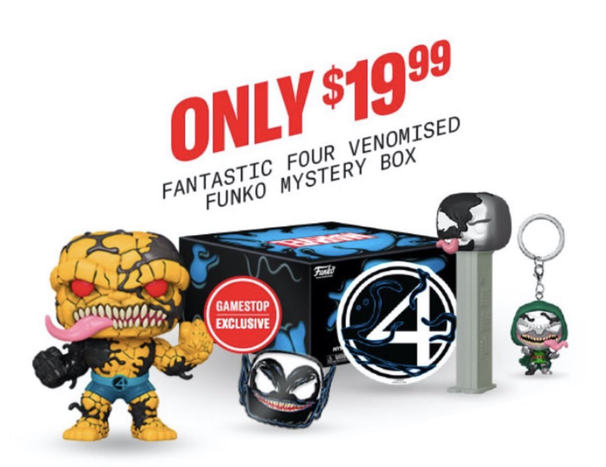 funko fantastic four box