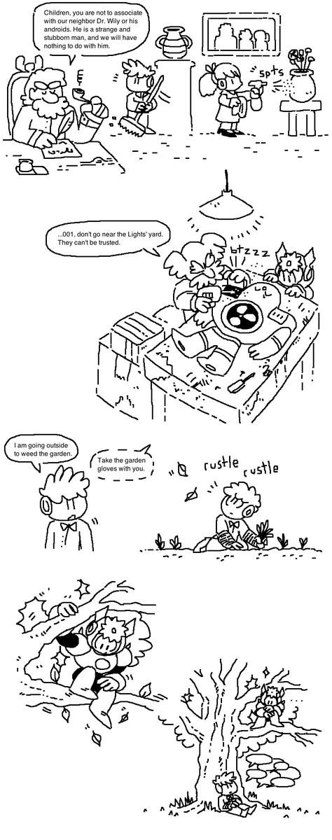 technically it's not "in the yard" if you're in the tree
#comic
#megaman
#mossworm