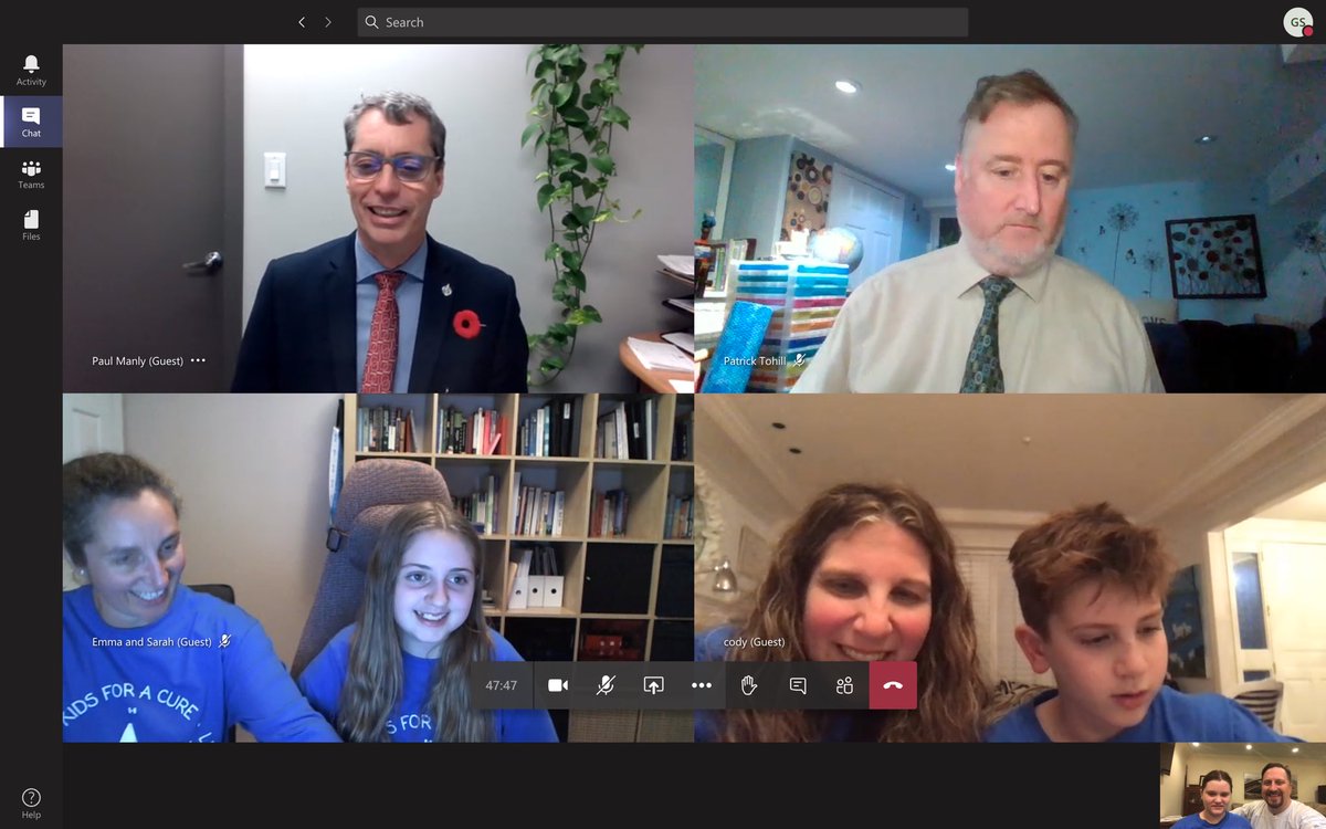 GrahamStobbe's tweet image. Thank you @paulmanly for taking the time to list to us talk about our lives, and struggles, with Type One Diabetes.  With these #T1DChampions  we will keep pushing To turn type one into #typenone.  #KidsForACure2020 @JDRF_Canada