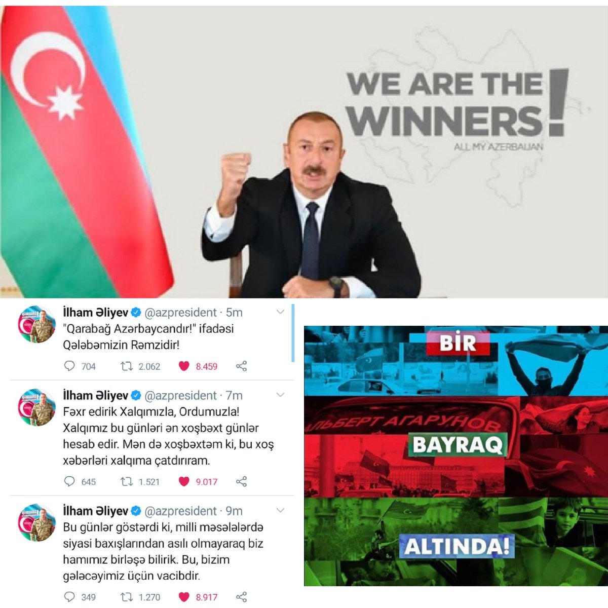 Qarabağsız Azərbaycan mümkün deyildi🇦🇿❤İllərdir biz bu xəbəri gözləyirdik,Azərbaycan əsgəri var ol🙏 Bizə bu hissləri yaşatdığın üçün,canın-qanın bahasına bu milləti qoruduğun üçün çox sağol🙏Gözün aydın Azərbaycan,həsrətin bitdi🇦🇿❤ #QARABAĞAZƏRBAYCANDIR #KARABAKHİSAZERBAİJAN