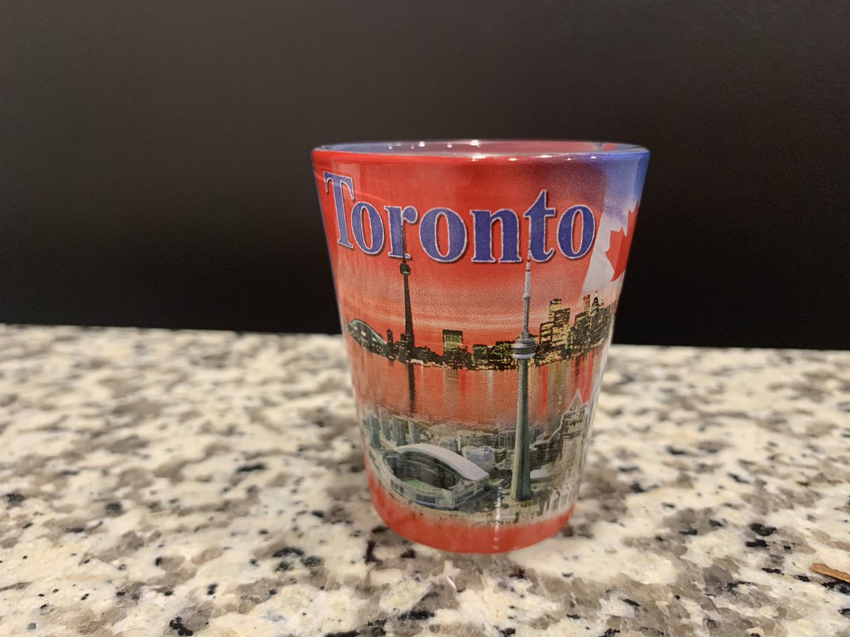 Day 9: In lieu of travel I’d like to do a tour of past trips via shot glasses. This is from a trip to Toronto when we had only one kid. We went up the Needle and ate great food. It was my pilgrimage to the birthplace of The Kids in the Hall. Thinking of Canada a lot lately. 