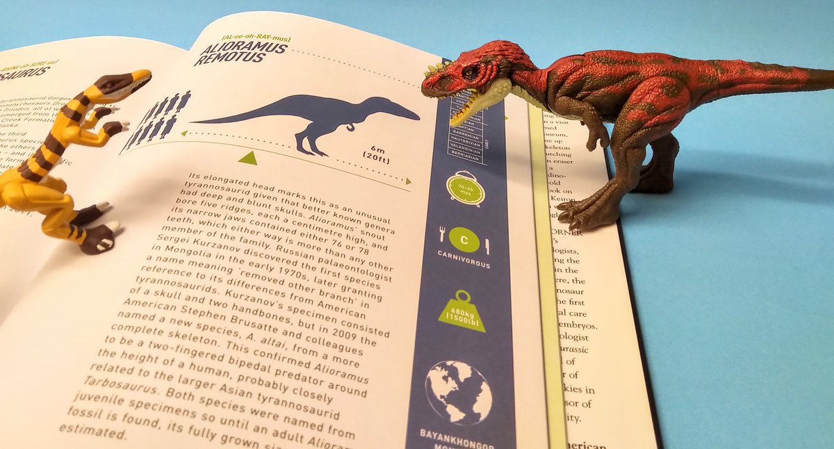LittleDeino's tweet photo. Yeah, seriously Alioramus, this was the best I could find to illustrate you that wasn't on the Internet. You're obscure buddy. https://t.co/Gi7i5YmiEc