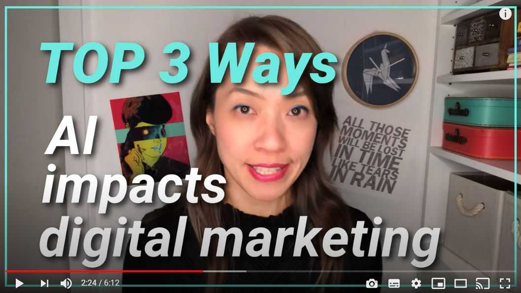 How Artificial Intelligence Will (and already now) Impact #DigitalMarketing [Video]

youtu.be/VjOpeSlgmAg by <a href="/sunsiren/">Charlotte Han 🇹🇼🇺🇸</a>
#AI #MachineLearning
Cc <a href="/psb_dc/">Theodora (Theo) Lau - 劉䂀曼 🌻</a> Cc <a href="/jblefevre60/">Jean-Baptiste Lefevre</a> <a href="/Paula_Piccard/">Paula Piccard</a> <a href="/SpirosMargaris/">Spiros Margaris</a> <a href="/HaroldSinnott/">Harold Sinnott #CES2026</a> <a href="/LouisSerge/">Serge Louis</a> <a href="/Ym78200/">Yann Marchand</a>