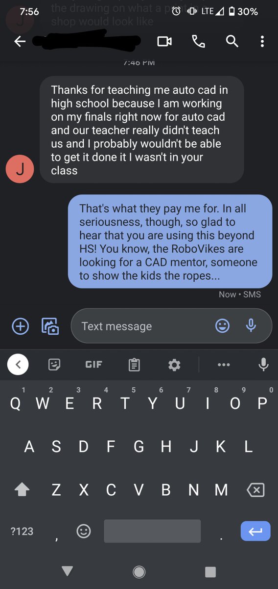 JoeSlifka's tweet photo. Former student reached out to thank me for teaching him. 🥲😁🥲😁
#rightinthefeels #thankyourteacher #NOTateacherproblem @HSTeachProbs https://t.co/ht5t6Qlvqf