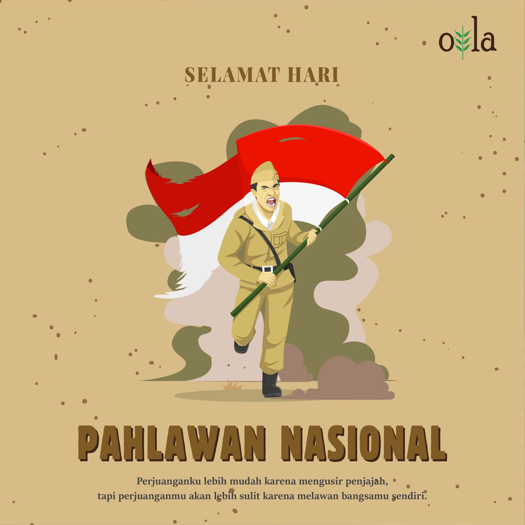 Terimakasih Pahlawan, kami siap melanjutkan perjuanganmu
Semangatmu selalu menggelora di dada
Selamat Hari Pahlawan Nasional

#OlaBakery⁠
Tersedia juga GrabFood & GoFood
WA 081312348855

#CakeAndPastry⁠
#Tokoroti⁠jogja
#Bakeryjogja⁠
#JogjaFood
#NgemilSehat
#haripahlawan