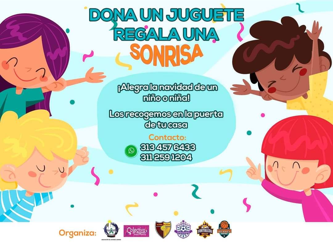 alianzatol's tweet photo. Desde la organización AJOLIS queremos celebrar una navidad diferente para los niños y niñas, desarrollando una campaña que lleva por nombre “Dona un juguete, regala una SONRISA”. Es por ello, que acudimos a tu buen corazón para la donación un regalo. https://t.co/9xh6x3bdxs