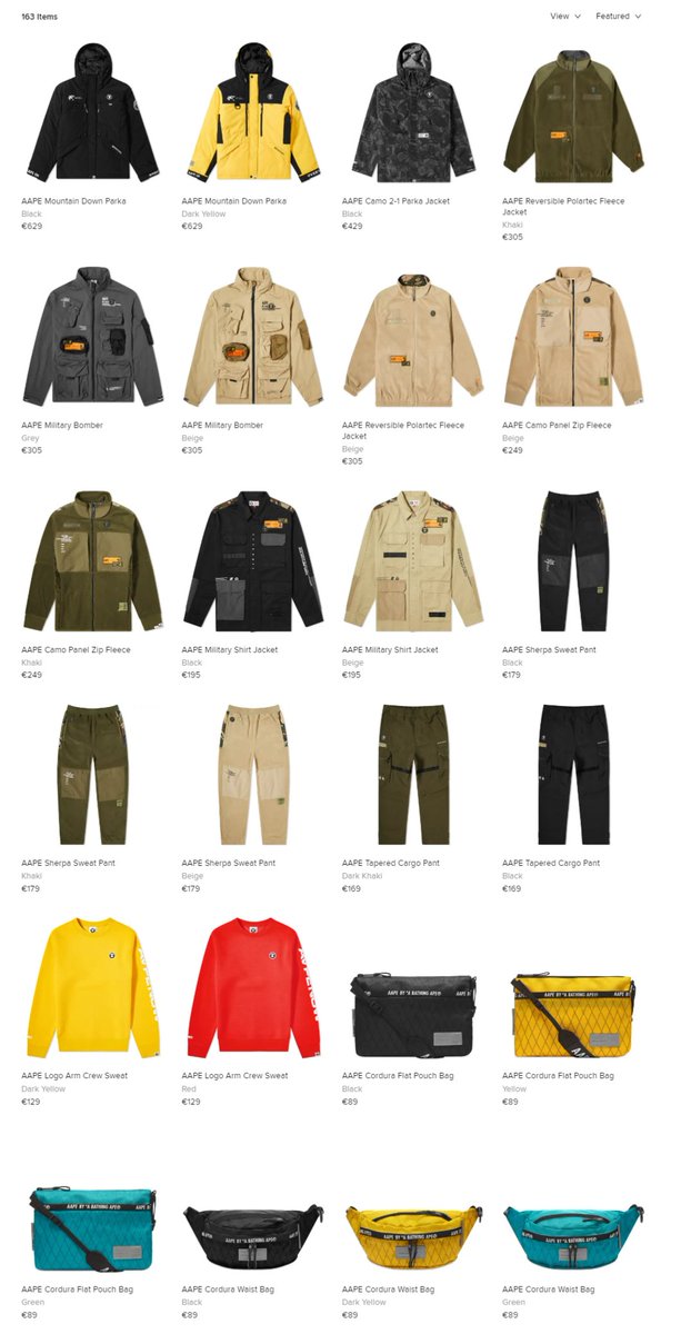 Moresneakers Com On Twitter Ad Aape By A Bathing Ape Latest Collection Now Live On End Uk Https T Co Fn8t9z76vh Us Https T Co 6cqhmgiwye