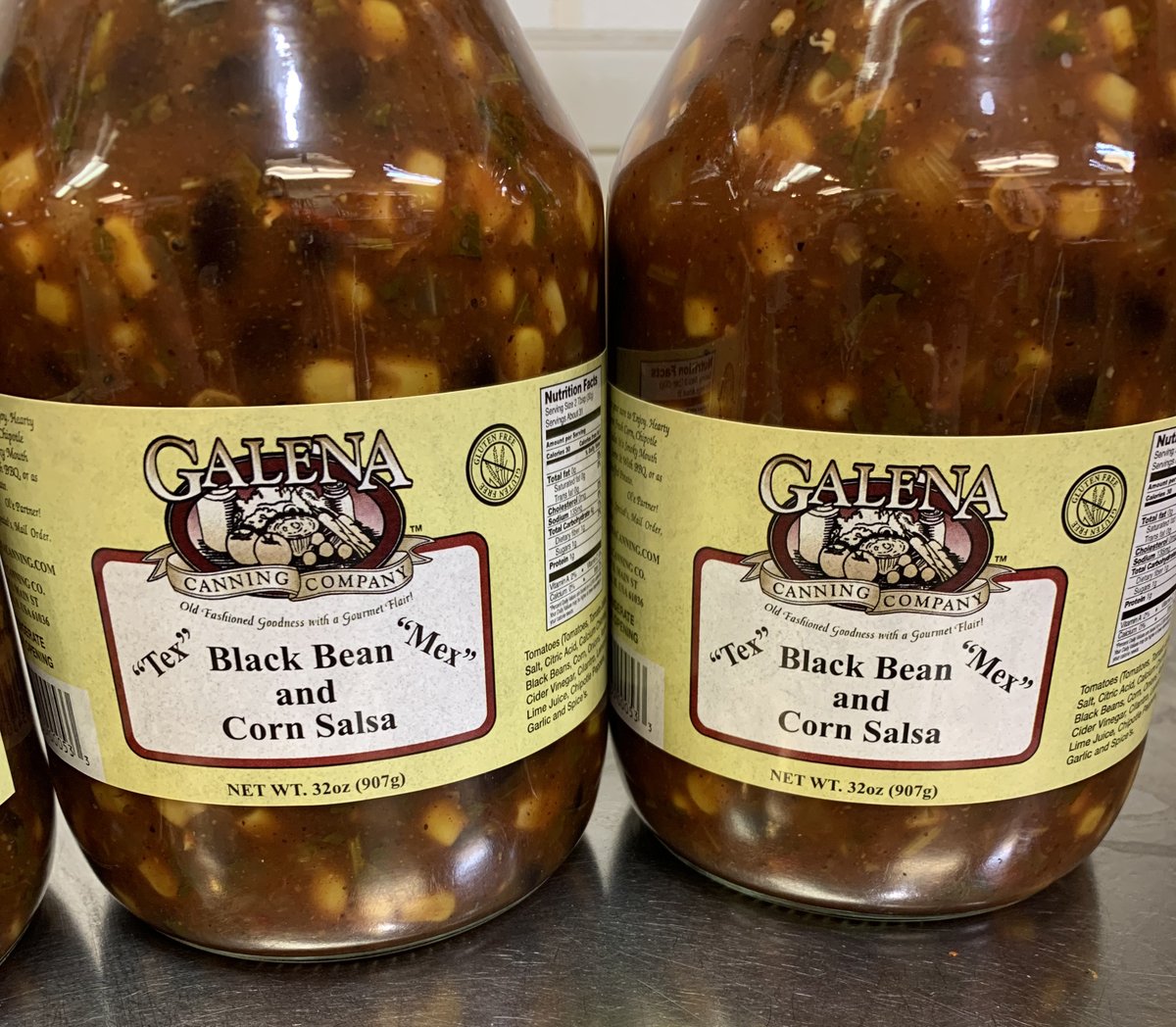 IT'S BACK!!! - Black Bean &amp; Corn Salsa is back!!! This thick and hearty salsa is perfect for Fall days as you kick back and relax. For a simple meal, try this salsa on a backed potato!!! mailchi.mp/galenacanning/…