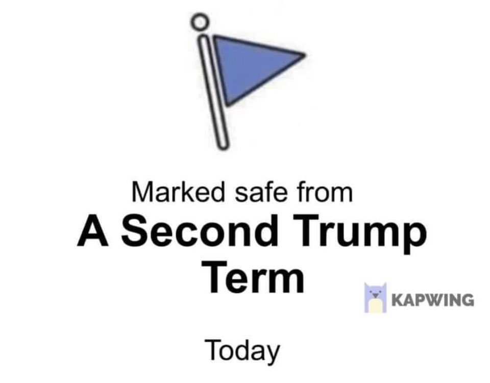 gomer2323's tweet photo. Whew. Its been tough, but me managed to find shelter as this storm passes in 71 days. #SafeFromTrump https://t.co/y3Uuz0ZgEu