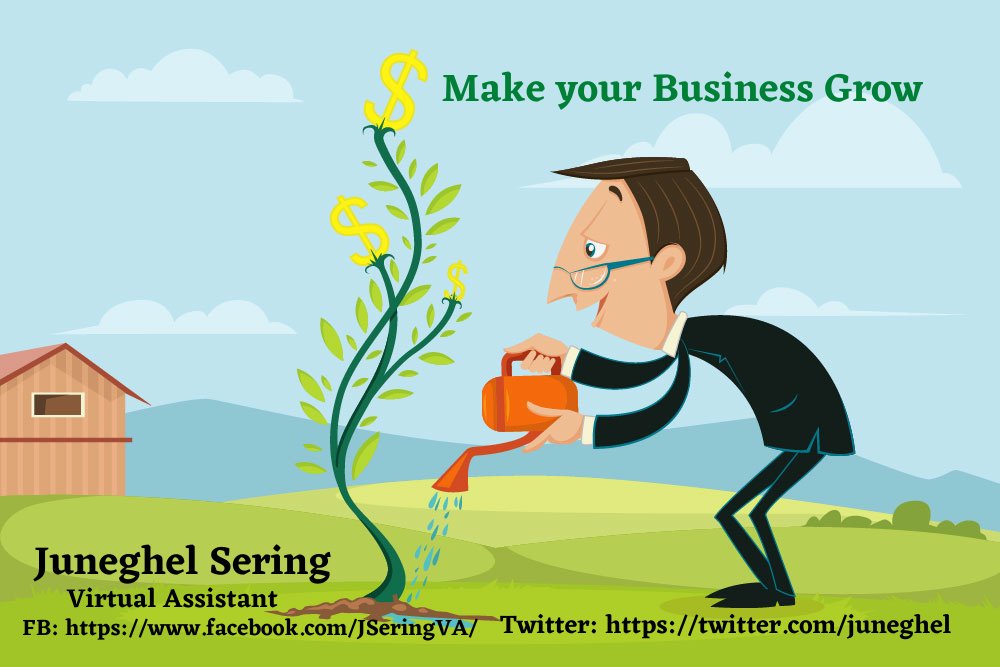 juneghel's tweet photo. A Virtual Assistant can help your business grow and grow. We can make more money. #GrowBusiness #EarnMoney #DICT https://t.co/8tRYUjBKTB