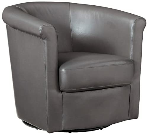 gpsdeviceusa's tweet photo. Grafton Madison Faux Leather Swivel Barrel Chair, One Size, Grey https://t.co/zsqiJnbSUU https://t.co/nxzyaMRT7D