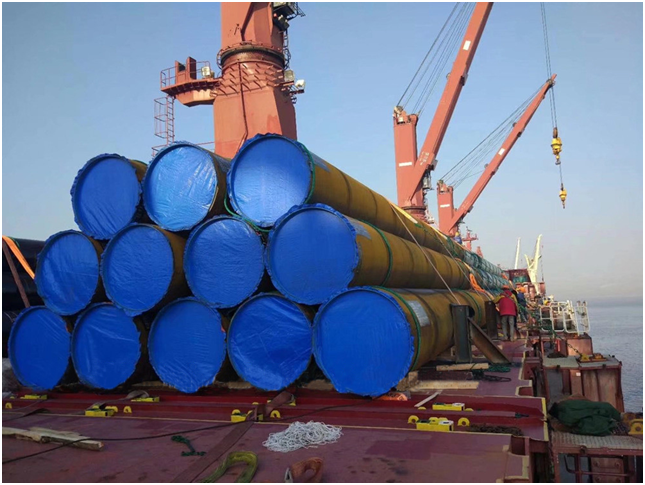 *Project: Philippines Marine Engineering
*Product Name: SSAW steel pipe
*Specification: API 5L PSL1 X52 ; OD1440* WT19mm
*Each Length: 30 Meters
*Application: Marine Engineering

Reputed supplier of SSAW steel pipes, contact us with sales@shanghaimetal.com
Editor: Adam