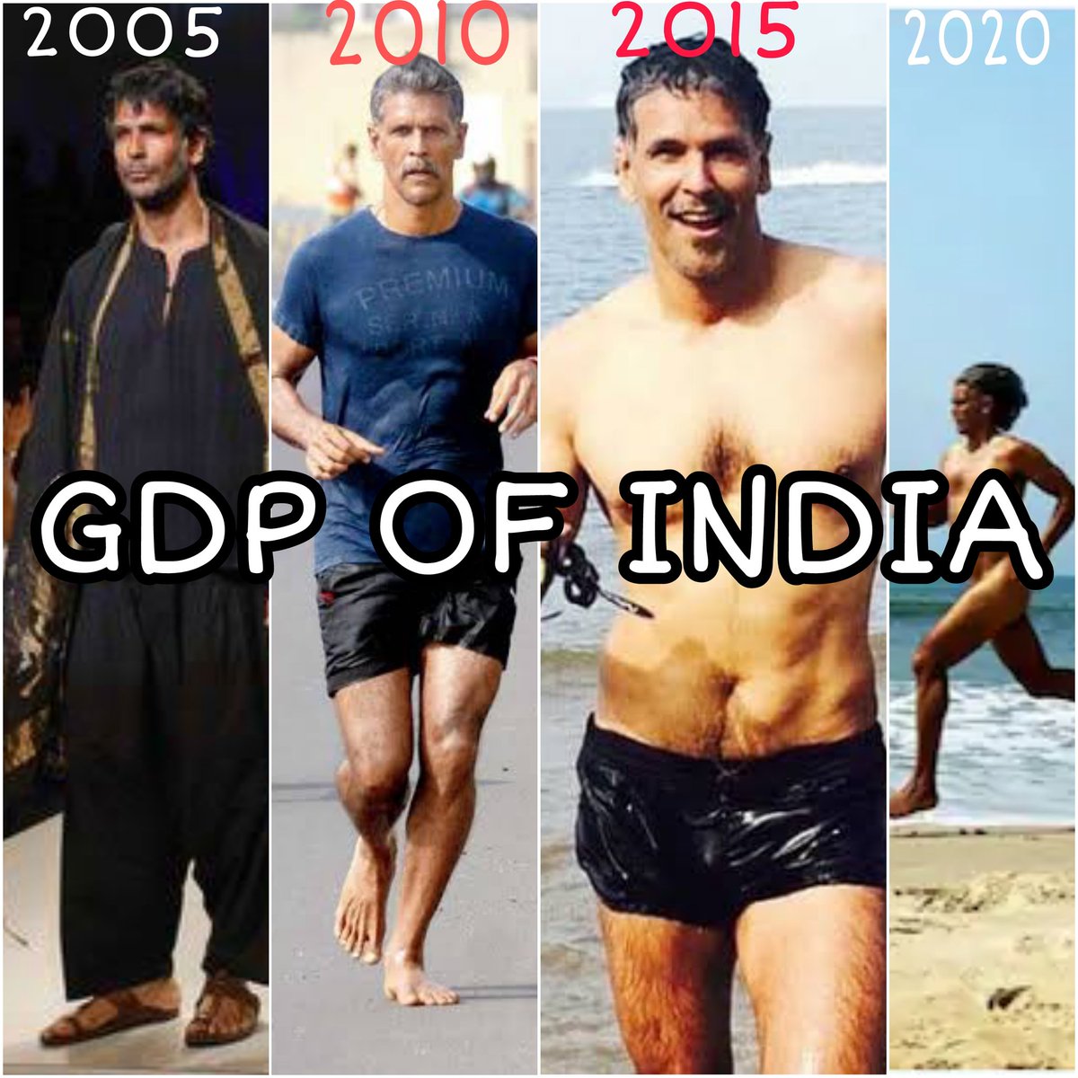 chayanjib's tweet photo. #gdp of #India #gdp2020 #GDP #gdpofIndia #MilindSoman #nudz #Goa #ironmanofindia #2020 https://t.co/6p0udkJOjx
