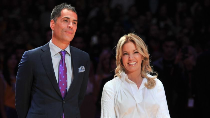 BetterWoj's tweet image. In response to Lakers forward Kyle Kuzma’s ask for a “sizable deal,” Rob Pelinka and Jeanie Buss let out a “sizable laugh,” sources tell ESPN.