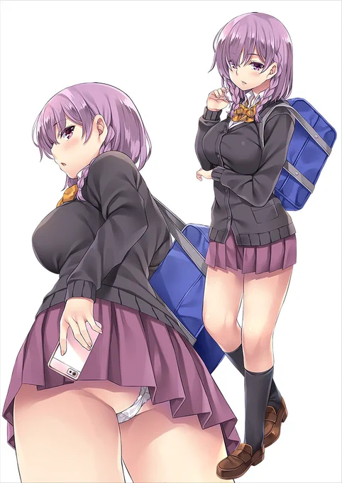 エア冬コミ合わせの新作キャラデザです今回はちょっぴりミステリアスで無口な女の子です。いつも乗る電車から始まる(エッチな)出会い…な内容です 
