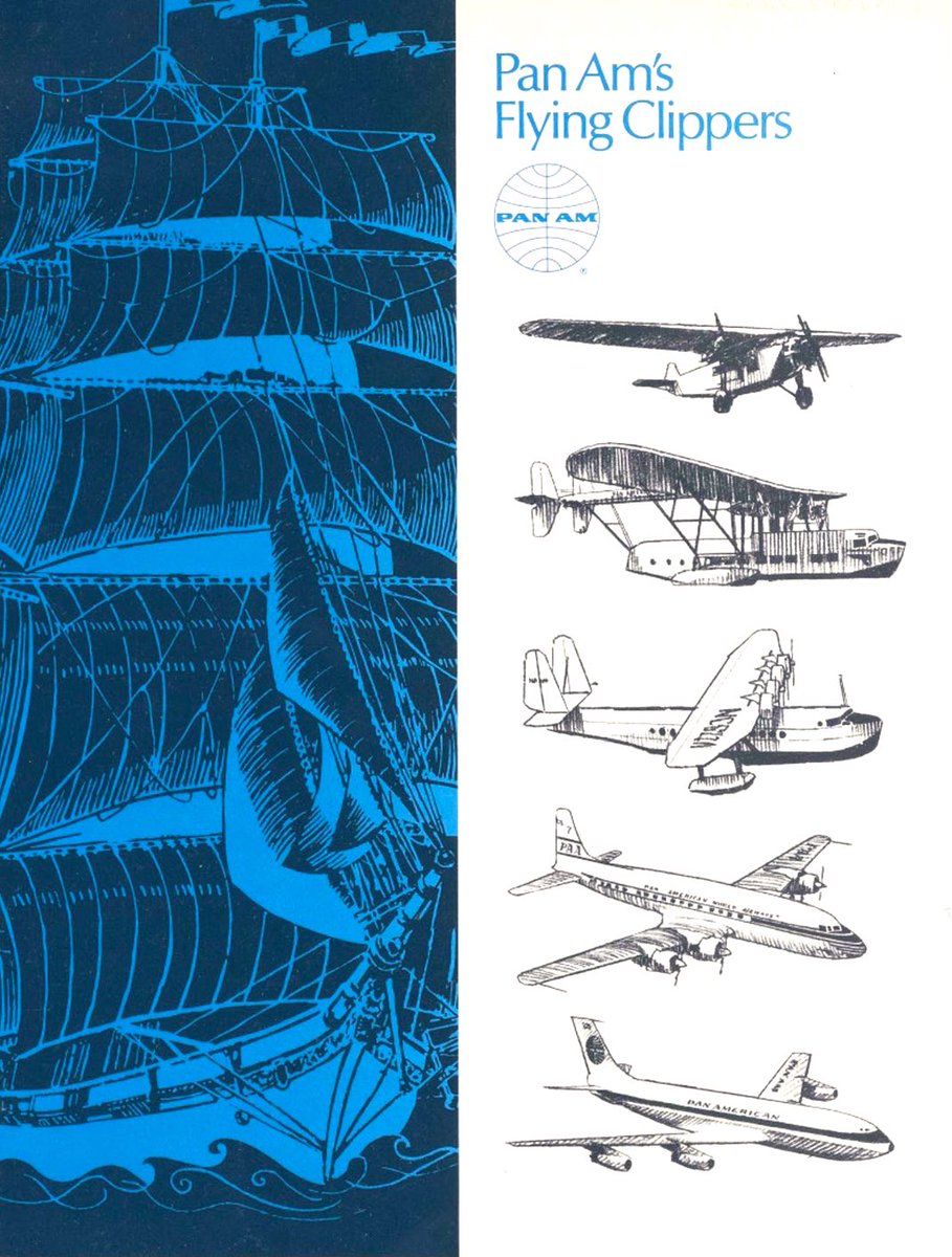 Pan Am’s Flying Clippers. #FlyPanAm