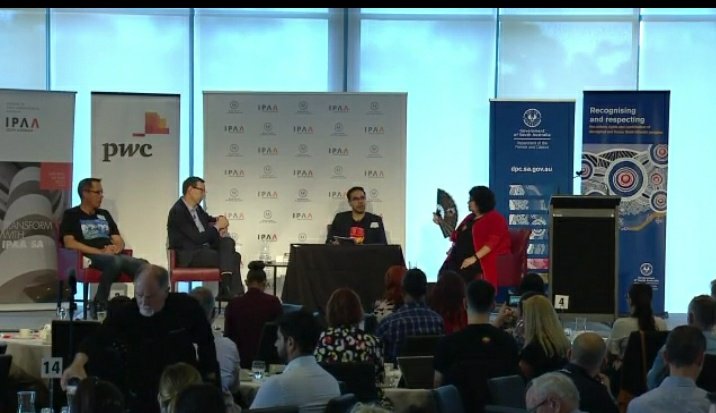 IPAASA's tweet photo. Arrin Hazelbane encourages us to consider "what type of country are we leaving to Aboriginal Youth?", calling for rapid change. #UluruStatement #NAIDOC2020 #IPAASA https://t.co/015wDBMwhf