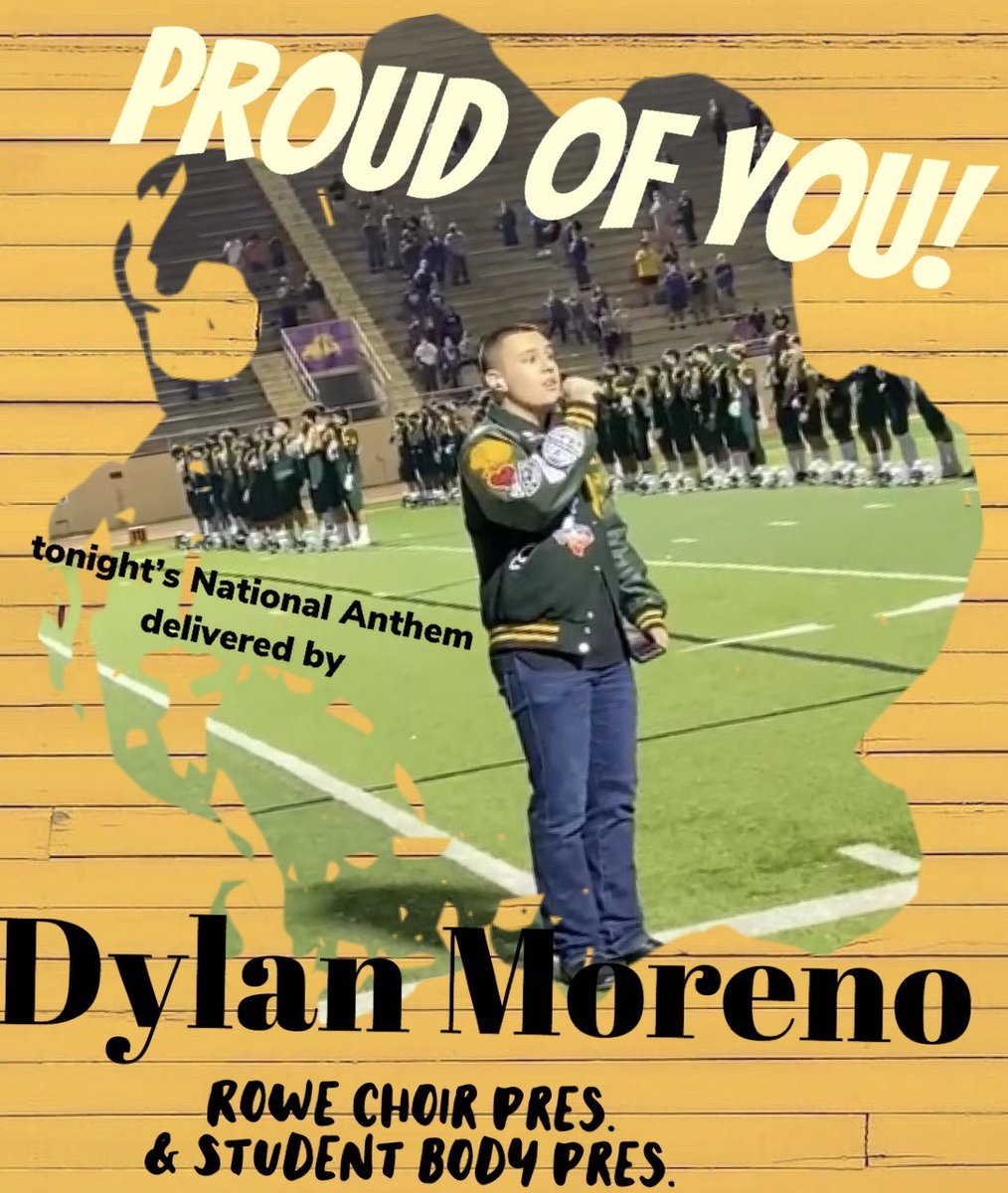 Warrior Choir Pride on display tonight! Congratulations to Dylan Moreno on a fantastic National Anthem! <a href="/mcallenfinearts/">McAllen ISD Fine Arts</a> <a href="/Rowe006/">Warrior Nation</a> <a href="/dylanmoreno21/">Dylan Moreno</a>