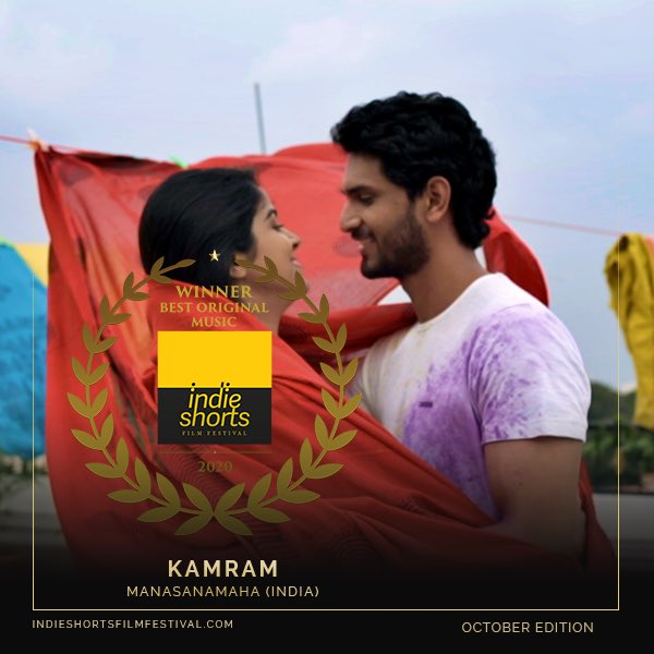 ShortsFilm's tweet photo. Congratulations to Deepak Reddy. His film ‘Manasanamaha’ won Best Comedy and Best Original Music awards. 
. 
.
.
.
.
.

#filmfreeway #filmmaker #filmfestival #awardswinners #officialselection #finalists #filmdirector #shortsfilm #indieshortsfilmfestival https://t.co/DTju2Y7jB2