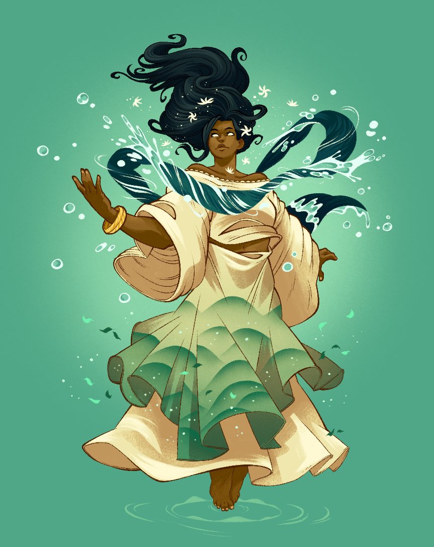 Did this for a Pinoy DnD 5e book called “Islands of Sina Una”. It was created by a team of Filipino writers and artists. Please check it out! #ArtistofSEA 

thedeckofmany.com/collections/si…