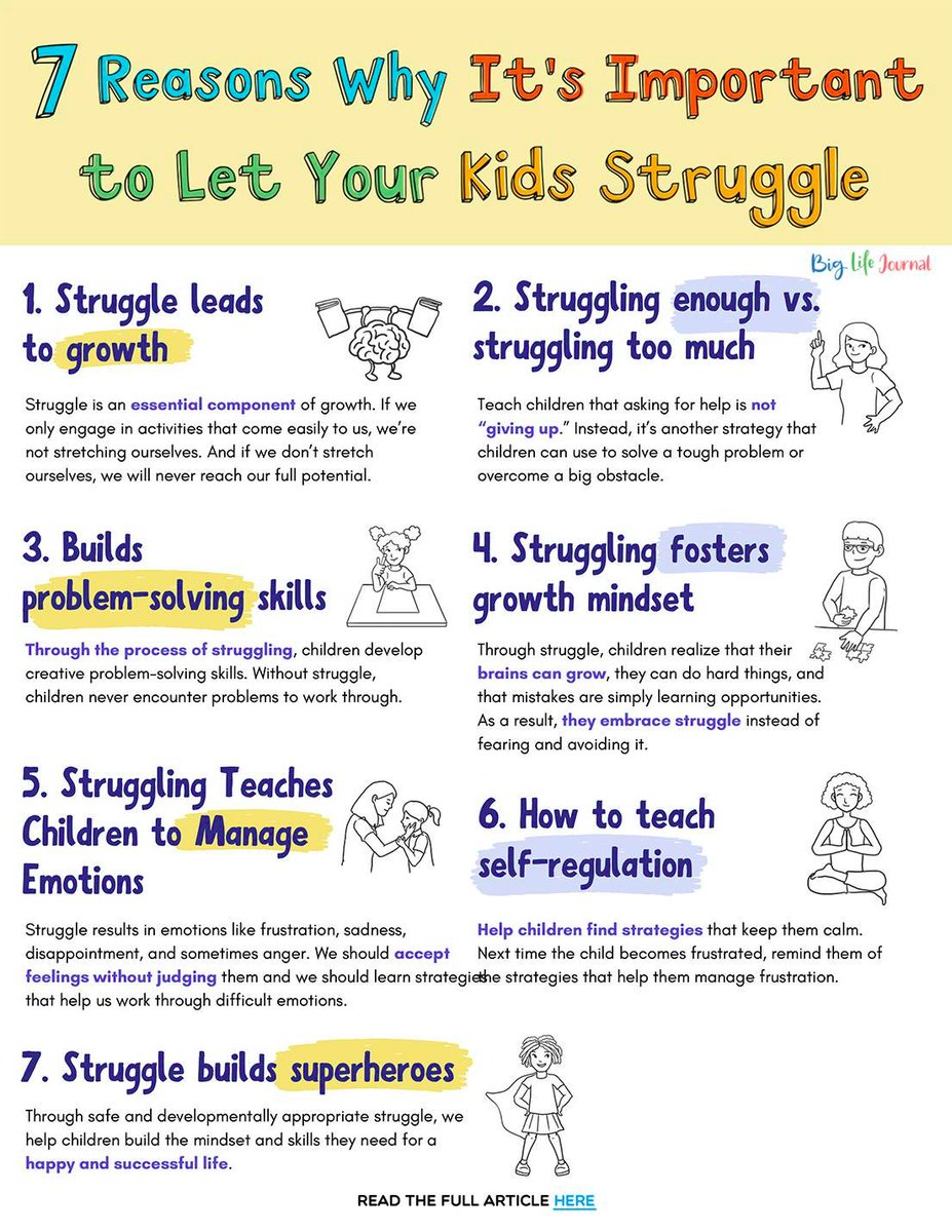 epicChats's tweet photo. 2 more days until Goal Setting/Parent and Teacher meetings so here is a little preview: Why it's Important to Let Children Struggle. #BigLifeJournal https://t.co/aAh73i4QyD