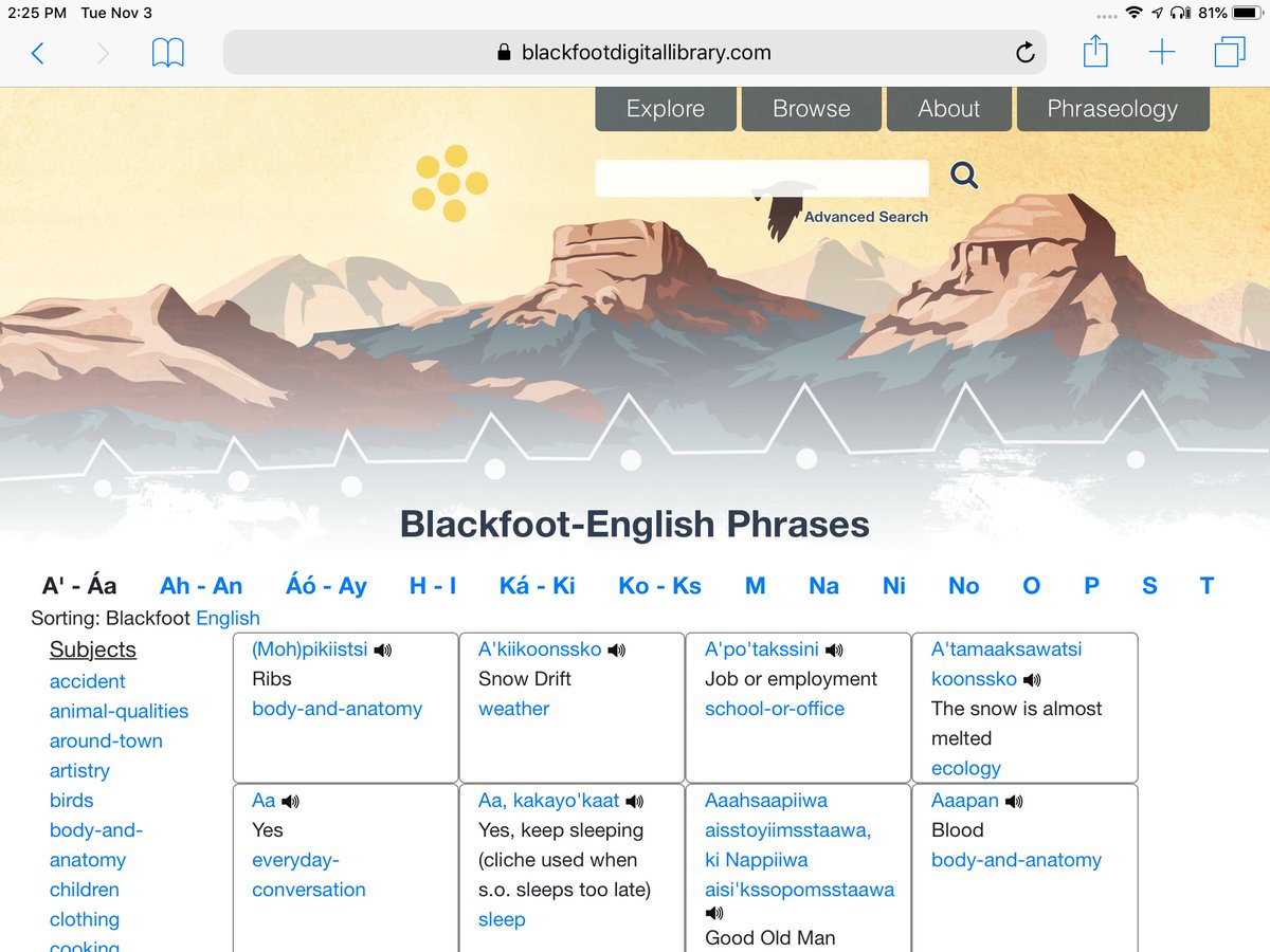Our phraseology is back up and running!!! YaY