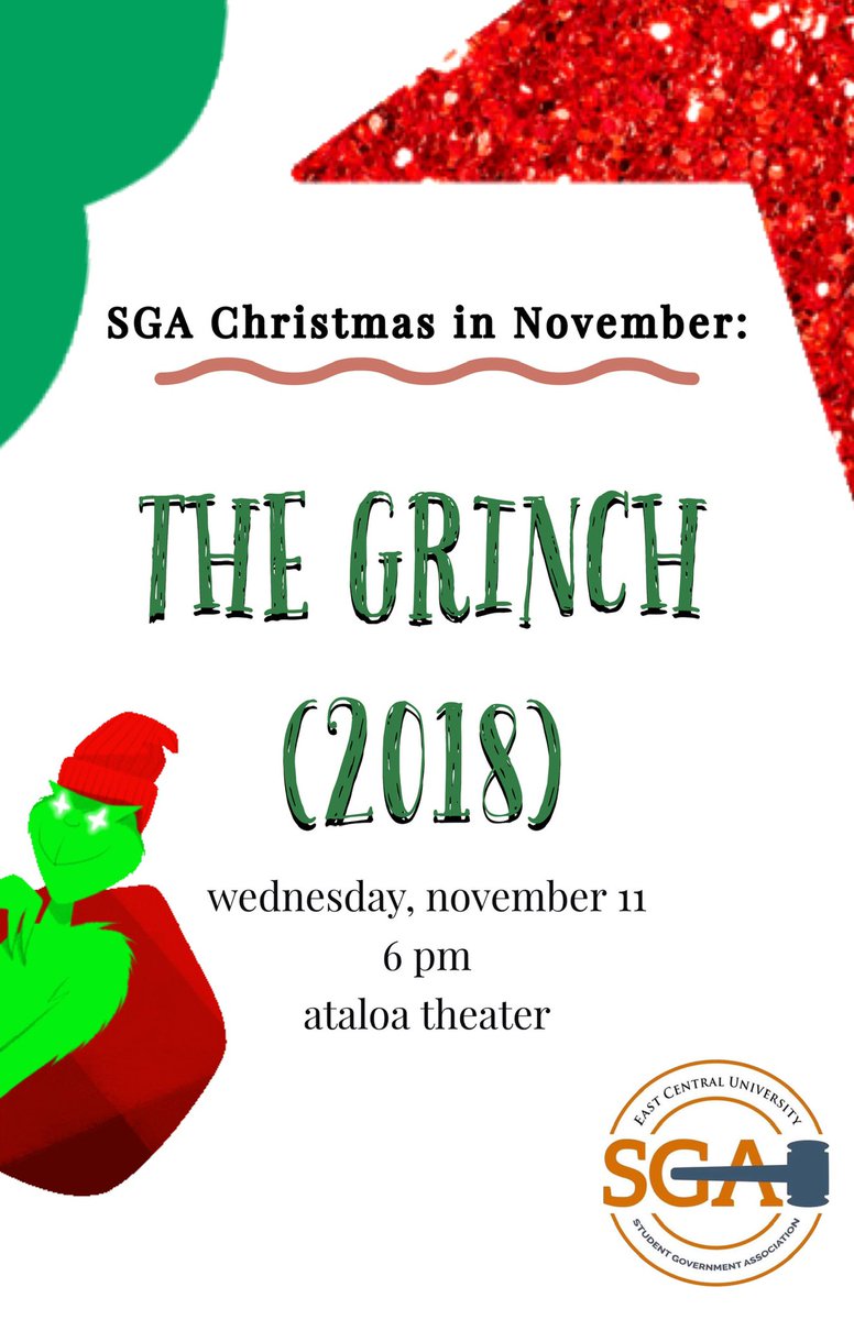 ECUTigerSGA's tweet photo. this Wednesday!!! join us, it’s free for everyone! https://t.co/oVBzyTbosd