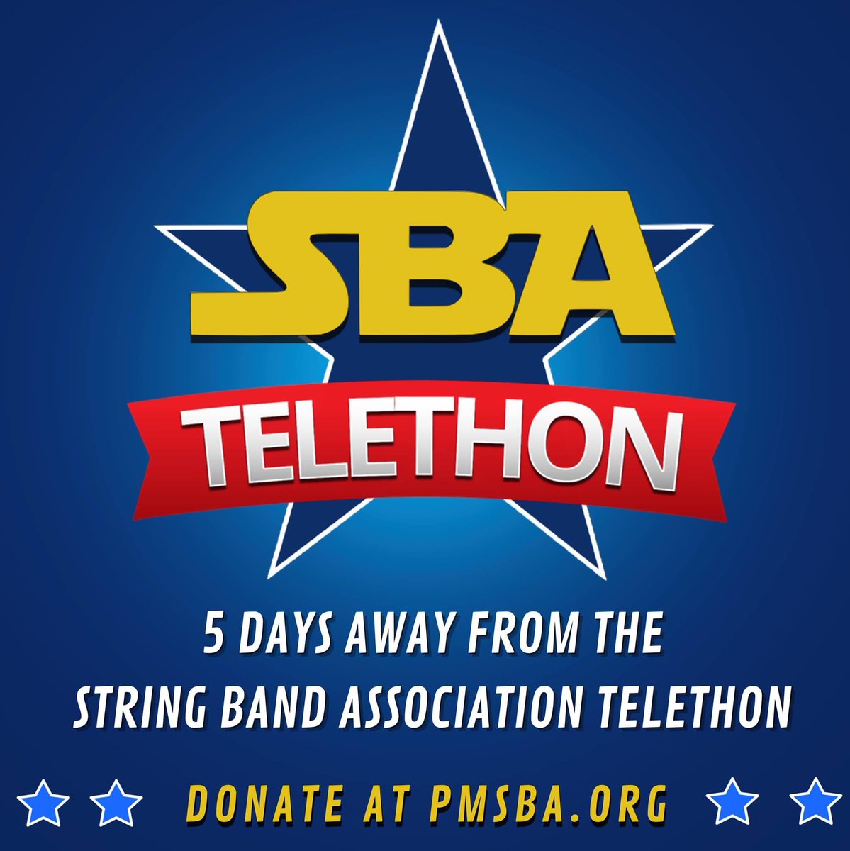 We are 5 days away from the String Band Association Telethon! To donate to the String Band Association visit our website at PMSBA.org for our PayPal and Venmo information!