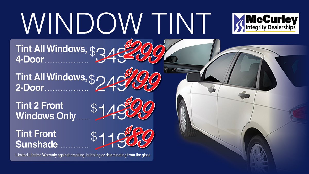 McCurleyChevCad's tweet photo. Did you know that we have Window Tint and 3M Scotchgard Pro Paint Protection? Save up to $50 on Window Tint or up to $189 Paint Protection services. These limited-time offers expire 11/30/20. See images for pricing and details. Call now for questions and to schedule. https://t.co/weZ3unaYMT
