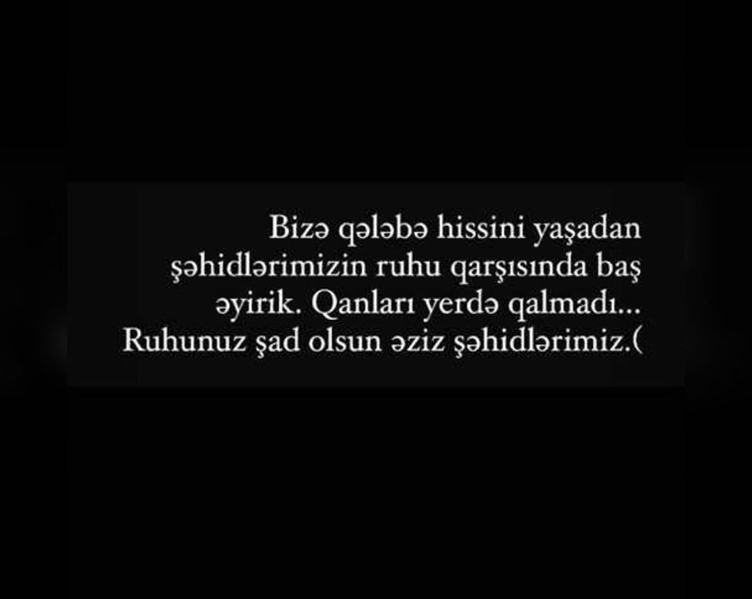 DianaMammadli's tweet photo. Qisasınız alındı❗
Allah sizə rəhmət eləsin
Son nəfəsimizə qədər sizə borclu qalacayıq. 
Bu qələbə sənindir Şəhidim, bu qələbə sənindir Şəhid anası, bu qələbə sənindir dəmir iradəli xalqım. 
Qarabağ bizimdir❗
#KarabakhisAzerbaijan 
#QarabagAzerbaycandir 
#zəfərbizimdir https://t.co/Q863pwlca2