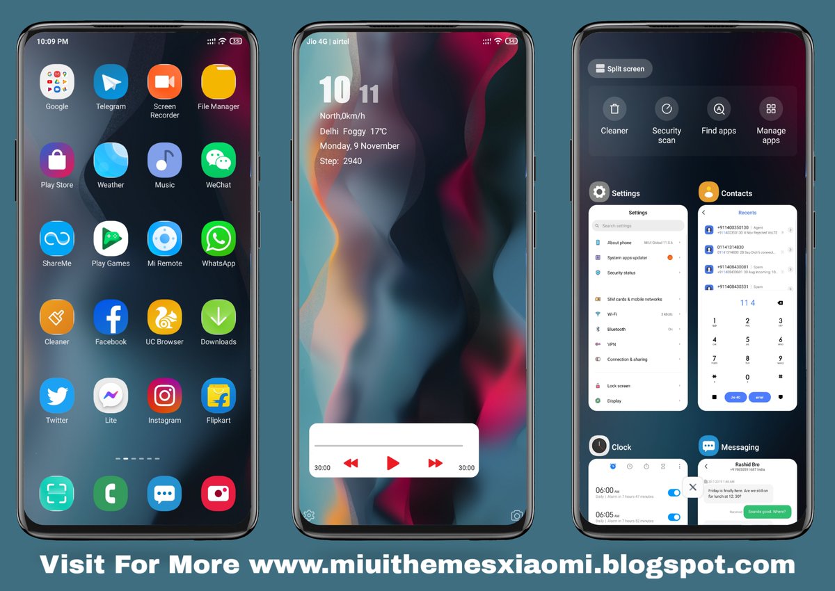 themes_miui's tweet photo. Modulo MIUI 11 Theme For Xiaomi Redmi Mobile | MIUI Themes
https://t.co/HoFUNTe8a4

#xiaomithemes #redmithemes #pocothemes #miuithemes #bestmiuithemes #topmiuithemes #premiummiuithemes #miui11themes #miui12themes https://t.co/mrsEFoc1HH