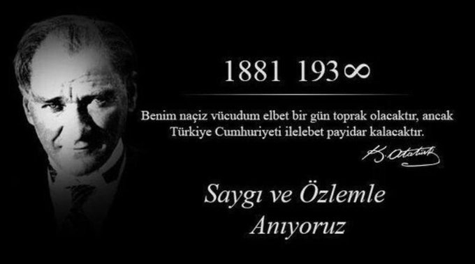 Şuraya ölümsüz bir lider çizelim. #10Kasım