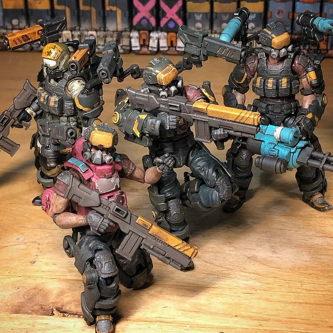 acidrainworld's tweet photo. ＜Shared by Kit Lau＞
來了！AEGIS SENTINEL! 
.
.
.
#acidrain #acidrainworld #actionfigures #artwork #SciFi #Sciencefiction #Scifiart #War #Soldiers #Military #sciencefictionart #cyberpunk #A23 #A24 #AP03 #pia #toyalliance https://t.co/ppHq1vOp3Q