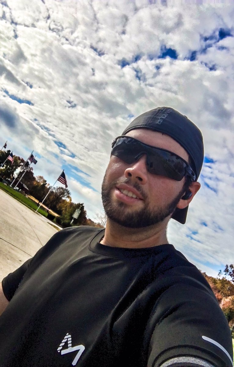 collinjulian94's tweet photo. Took these photos just after hitting a 5 mile running time trial PR Saturday. Hard work and training is definitely paying off. Just missed another PR Sunday by 2 seconds. Overall proud of the progress. Ready to hit that next PR! #running #runningpr #goonemore #hardwork #progress https://t.co/XCiul9I6bs