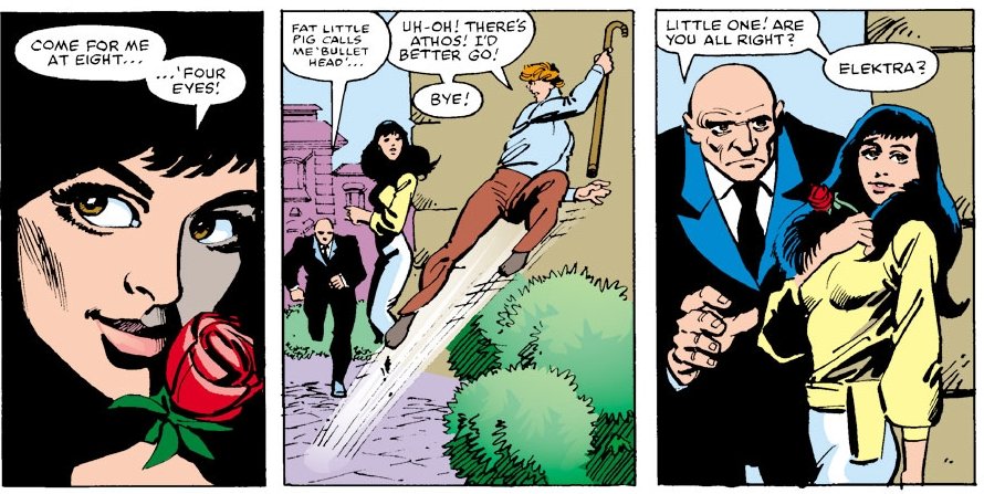 He added a martial arts aspect to Daredevil's fighting skills, and introduced previously unseen characters who had played a major part in the character's youth: Daredevil #1681981