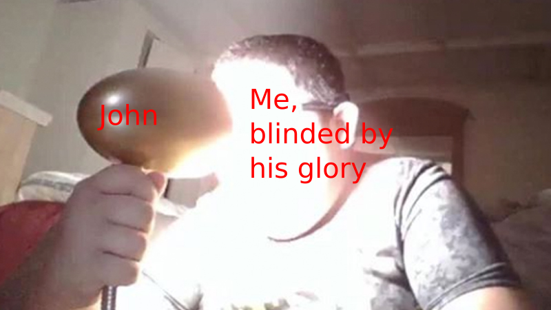 Hi_Im_Van's tweet photo. @JohnPhamous *meanwhile* https://t.co/OenLmApCq2