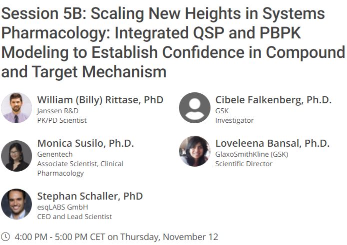 ospsuite's tweet photo. #ACoP11: Monica E. Susilo (Genentech) will present "A PBPK Platform Model for T Cell-Dependent Bispecific Antibodies using PKSim/Mobi" on Thu 12 Nov Session 5B (10 am EST) #PBPK #mAb #TDB #MoBi #MIDD #OSPSuite #systemspharmacology #opensource https://t.co/jWntFvg1Ax