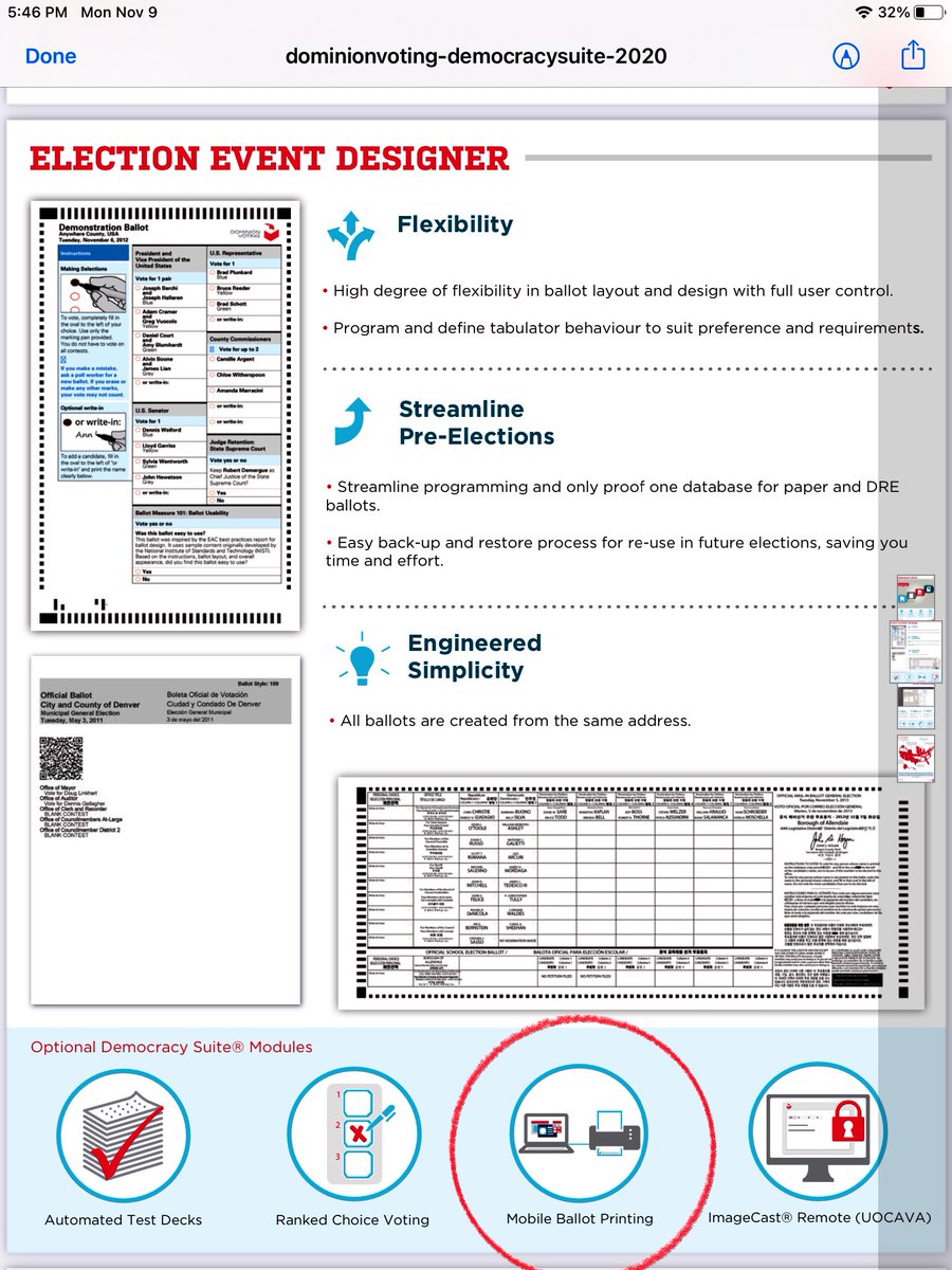 I thought the Mobile Ballot Printing option was interesting, too, but I may just be misunderstanding what that actually means.Because it sounds like you can print ballots on the go, but...That'd be silly, right?