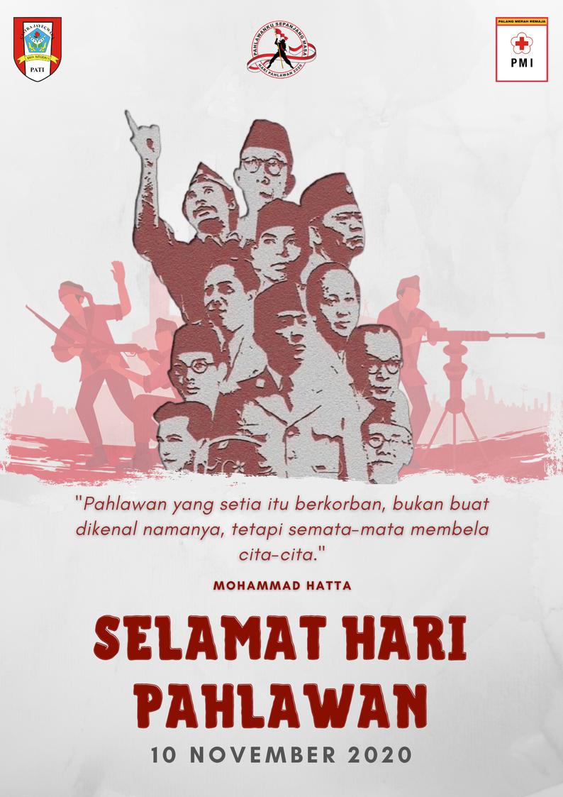 pamera1pati's tweet photo. "Bangsa yang besar adalah bangsa yang menghargai para pahlawannya" - IR Soekarno
Selamat Hari Pahlawan🇮🇩✨
#HariPahlawan2020 https://t.co/q5LEnn7BSF