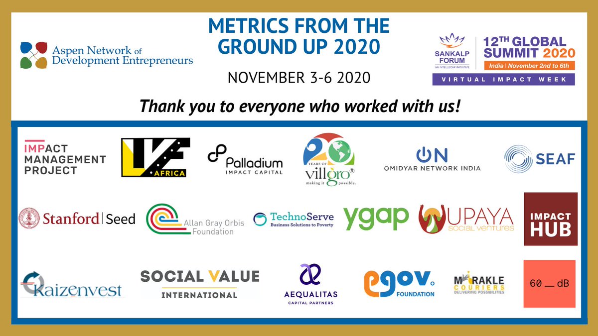 ANDEsouthasia's tweet photo. A huge thank you to all the organisations we worked with to put together #ANDEMetrics, in collaboration with @SankalpForum #SankalpVirtual2020! Together we worked towards #unpackingimpact and we hope to continue these conversations and help strengthen #IMM. https://t.co/7OKyjDFuMN
